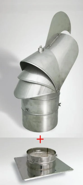 Rotoflex PLUS fi200 z płytą dachową otwierany