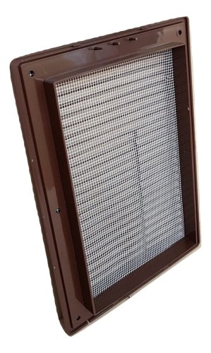 Kratka wentylacyjna prostokątna DL/RW 140/210 brązowa