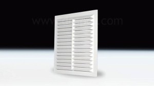 Kratka wentylacyjna kwadratowa D/W 195/195 biała