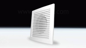 Kratka wentylacyjna DL fi125 biała