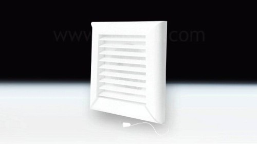 Kratka kwadratowa z żaluzją NKM