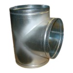 Trójnik wentylacyjny ocynkowany fi315 90 stopni